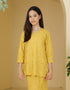 KIDS BAJU KURUNG KEDAH IRDINA (GOLDEN ROD)